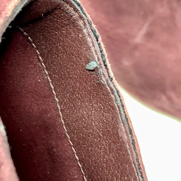 Sam Edelman Keaton burgundy suede platform dress bootie rear zip 9 event chic - Picture 11 of 15